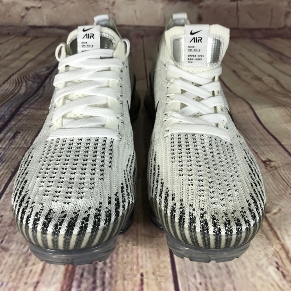 NIKE Vapormax Flyknit 3 "Zebra" White/Black - Picture 4 of 8